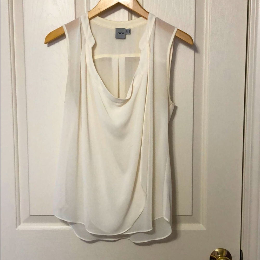 ASOS white dress top